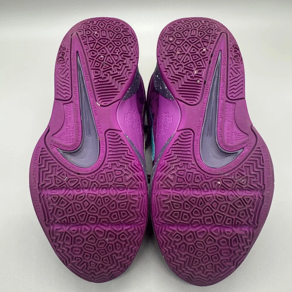 Nike Ja 2 Nightmare Basketball Shoes Kids 4.5Y Purple Teal FV5633-500
